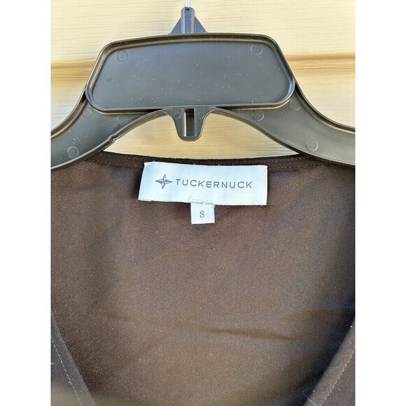 Tuckernuck Women’s Size S Black Easton Swing Flare Blouse Quiet Luxury C… - Picture 3 of 6